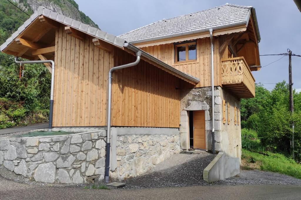 L'Echappee Belle En Montagne - Site Location-Chalet Mieussy Eksteriør bilde